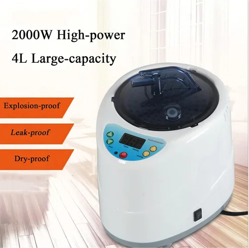 Miniatura 4 de CGOLDENWALL Sauna de vapor portátil para el hogar, spa personal, 4L 2000 W, la máquina de vapor puede seguir generando vapor durante 99 minutos