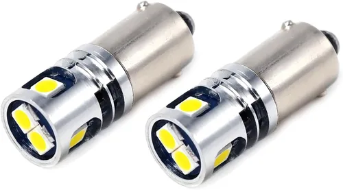 Miniatura 10 de PHINLION BA9S 1889 bombilla LED amarilla ámbar súper brillante 53 57 1895 3893 12929 T4W H5W H10W 12V bombillas LED no polarizadas para lectura