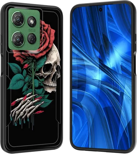 Miniatura 54 de Funda para Moto G 5G 2023, [probada en caídas de grado militar], resistente, resistente, resistente, a prueba de golpes, funda protectora