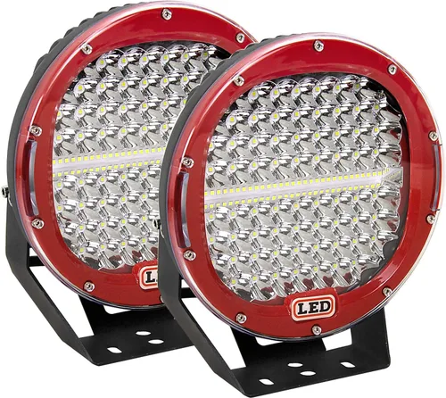 Miniatura 9 de AUXTINGS 2 piezas 7 pulgadas 36 W inundación Led barra de luz fuera de carretera lámpara de conducción para Jeep ATV SUV mina barco fuera
