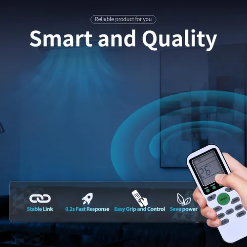 Miniatura 3 de ZWP GYKQ-36 - Control remoto de CA de repuesto para TCL Royal Air Conditioner KTTCL002 F3MA RSEC-12HP 12000BTU, para control remoto de aire
