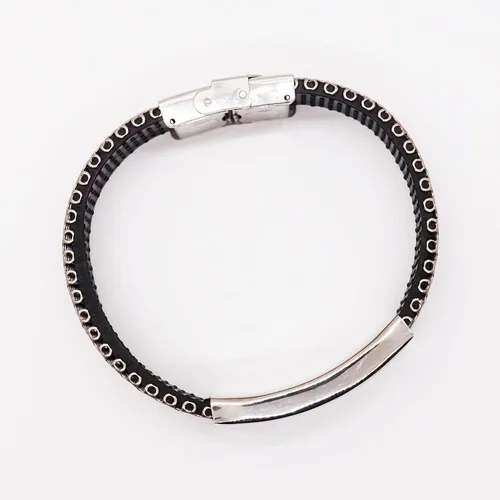 Miniatura 5 de Pulsera de acero inoxidable con texto en inglés "To My Son In Law Father - I Didn't Give You The Gifts Of Life" - Regalos inspiradores de graduación