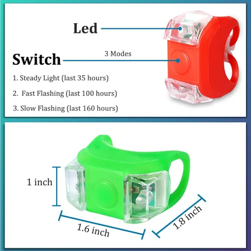 Miniatura 2 de Kayak Lights for Night Kayaking, Battery Operated Red and Green Navigation Lights for Dinghy, Canoe, Jetski