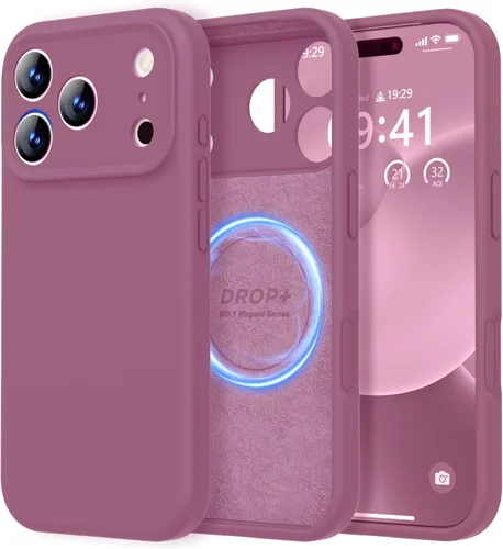 Miniatura 51 de LOVE 3000 Compatible con Funda para iPhone 15, [Cámara de Cobertura Completa de Silicona Suave] [Protección contra Caídas de 8 pies], Forro de Negro