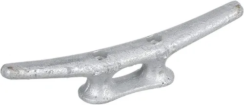 Seachoice Taco de base abierta, hierro gris galvanizado, 8 pulgadas.