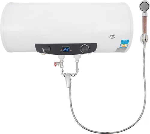 Miniatura 10 de Calentador de agua eléctrico, calentador de agua caliente de 9.25 galones, calentador de agua de ducha de 110 V 1500 W, calentador de agua