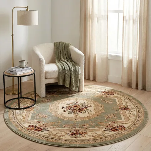 Miniatura 35 de Unique Loom Versailles Collection - Alfombra tradicional clásica con motivo floral, colección Versailles