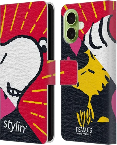 Miniatura 15 de Head Case Designs Funda de piel con licencia oficial de Peanuts Snoopy & Woodstock Balloon Halfs and Laughs para Apple iPhone 7/8/SE 2020 y 2022