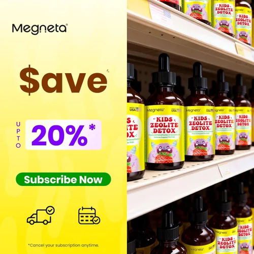 Miniatura 8 de Desintoxicación de zeolita para niños Apoyo neuroinmunológico y de triple acción con zeolita clinoptilolita, clorella y metilo B12 Vitaminas A
