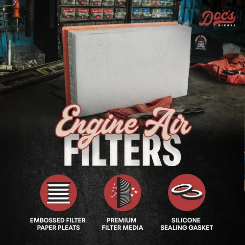 Miniatura 2 de Doc's Diesel Filtro de aire para motor DPA11912 Compatible con Jeep Wrangler/Gladiador 3.0L EcoDiesel 2020+ Reemplaza 68293164AC