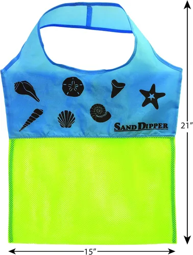 Miniatura 6 de Sand Dipper Bolso tote de malla expandible Bonita bolsa de nylon de pez payaso naranja
