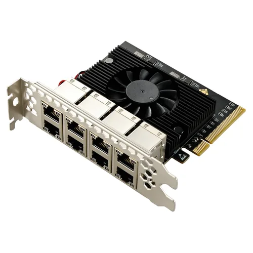Miniatura 17 de IO CREST Tarjeta Ethernet de 4 Puertos Gigabit M.2 Clave M+B SI-PEX24092
