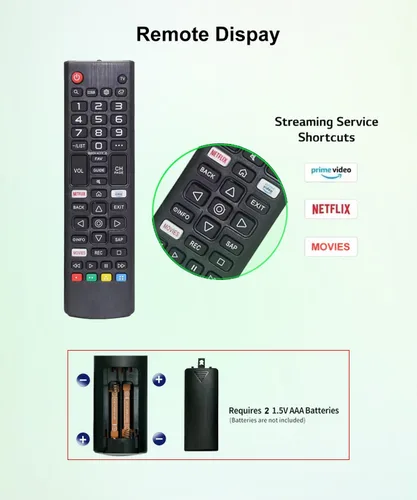 Miniatura 5 de Control remoto para LG Smart TV 32LM570BPUA 50UN6951ZUF 55UN6955ZUF 65UN6951ZUA 70UN7070PUA 28LM430BPU 32LT340HBUA 43UP7000PUA 49LT340C0UB