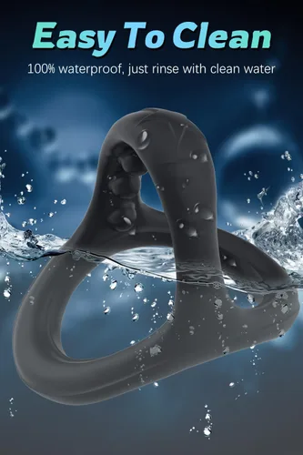 Miniatura 5 de Juego de anillos de silicona para el pene con 10 tamaños diferentes para mejorar la erección, juguete sexual para hombres más fuertes de larga