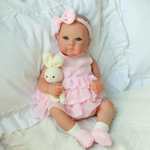 Miniatura 5 de KSBD Muñecas de bebé Reborn – Muñeca de bebé realista de 20 pulgadas, muñecas de bebé de la vida real, muñeca de bebé recién nacida realista