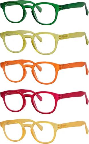 Miniatura 7 de Eyekepper Paquete de 5 lentes de lectura para mujer (uno para cada color, +0.00)