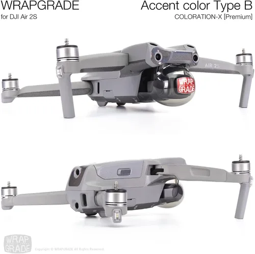 Miniatura 5 de WRAPGRADE Skin Compatible with DJI Air 2S Accent Color B (Coloration-X)