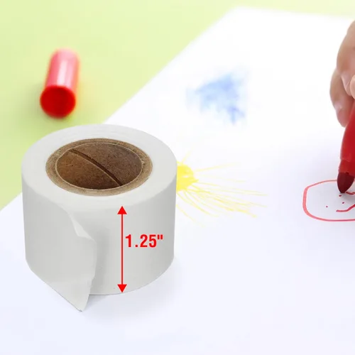 Miniatura 2 de Lineco Cinta autoadhesiva para bisagras de lino, para fijar alfombrillas al tablero, obras de arte pesadas, no amarillea, fuerte y adhesivo acrílico