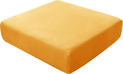 Miniatura 40 de CONRUSER Funda de cojín elástica de terciopelo suave, funda de cojín de felpa de terciopelo suave, funda de sofá, protector de muebles con parte