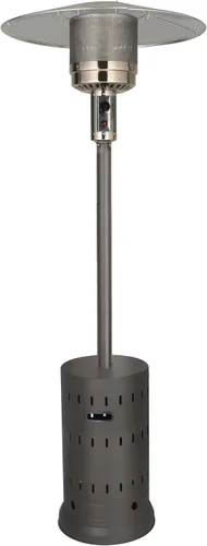 Miniatura 10 de Golden Flame Calentador de patio de gas natural serie XL, 45,000 BTU, 89 pulgadas de alto, encendido con botón, seguridad antiinclinación, ruedas