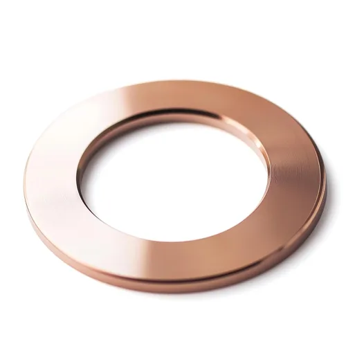 Anillo de sellado de cobre para arandela plana M6, 0.236 in ID 0.394 in OD 0.039 in espesor métrico junta de sellado métrico, 100 piezas