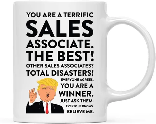 Miniatura 14 de Andaz Press Funny President Donald Trump - Taza de café de 11 onzas, excelente instructor aeróbico, paquete de 1, taza de cerámica para beber