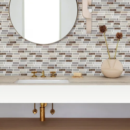 Miniatura 6 de Azulejos autoadhesivos para pared posterior (backsplash) de cocina, diseño grande premium 3D autoadhesivo para cocina, sala de estar, dormitorio