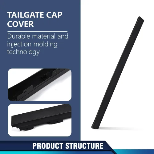Miniatura 5 de PIT66 Tapa de moldeo para portón trasero, compatible con Ford Explorer Sport Trac 2007-2010, 7A2Z7840602BA, cubierta protectora superior para portón