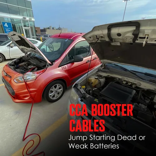 Miniatura 4 de K KRIËGER Cables de puente para batería de automóvil, cables de refuerzo automotrices resistentes para arrancar baterías muertas o débiles con bolsa