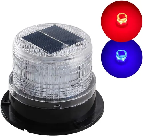 Miniatura 10 de 24 LED 9.5 pulgadas ámbar asesor de tráfico barra de luces estroboscópicas con 18 patrones de flash LED de aplicación de la ley luz de advertencia