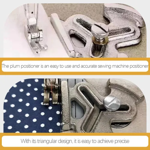 Miniatura 4 de MAGICLULU Reglas de flor de ciruelo, medidor de posicionamiento de acolchado, regla de costura de tela, accesorios de costura, plantilla