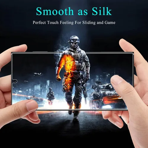 Miniatura 6 de LYWHL [Paquete de 2+2 para Samsung S22 Ultra Protector de Pantalla de Privacidad Mate [Compatible con Identificación de Huellas Dactilares]