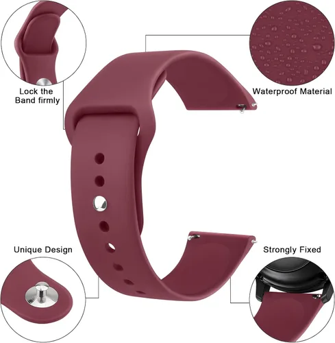 Miniatura 2 de Vanjua Bandas compatibles con Amazfit GTS 4 / GTS 4 Mini / GTS 3 / GTS 2 / GTS 2e / GTS 2 mini / GTS, paquete de 3 correas de repuesto deportivas