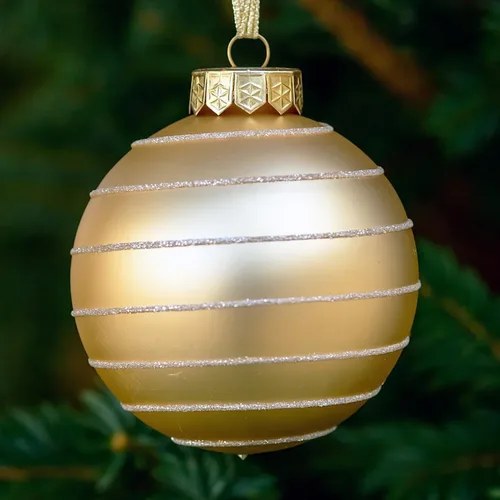 Miniatura 12 de Paquete de 28 adornos de bolas de Navidad doradas y plateadas para decoraciones de árboles - Juego de bolas de plástico irrompibles, carámbanos