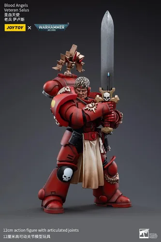Miniatura 5 de JOYTOY 1/18 Warhammer 40,000 Ángeles de Sangre Salus Veterano