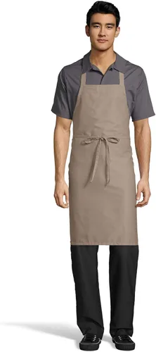 Miniatura 13 de Uncommon Threads Delantal con peto de restaurante clásico unisex para uniforme de trabajo