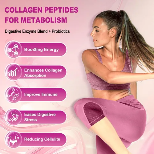 Miniatura 8 de Colágeno hidrolizado para mujeres, péptidos de colágeno múltiple, cápsulas blandas complejas, 2000 mg, suplemento de colágeno tipo I II III V X