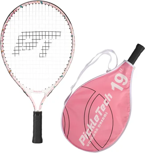 Miniatura 19 de PICKLETECH Kids Tennis Racket for Junior Toddlers Starter Kit 17-25" Tennis Racquet for Girls and Boys with Carry Bag, Lightweight for Beginners Rosa