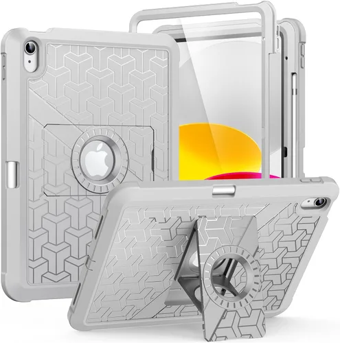 Miniatura 11 de MoKo Funda para iPad (A16) de 11ª/10ª generación 2025/2022, resistente a prueba de golpes, doble capa protectora de cuerpo completo, protector