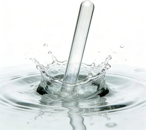 Miniatura 2 de Enchufe anal de vidrio grande, consolador de vidrio grande con tapón anal anal, juguetes sexuales transparente y liso, consolador de doble extremo