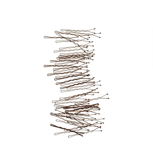 Miniatura 5 de Goody Pasadores antideslizantes, 48 unidades, marrón bruno, pasadores de pelo de alto brillo para peinar, fijan el estilo, cómodos, accesorios