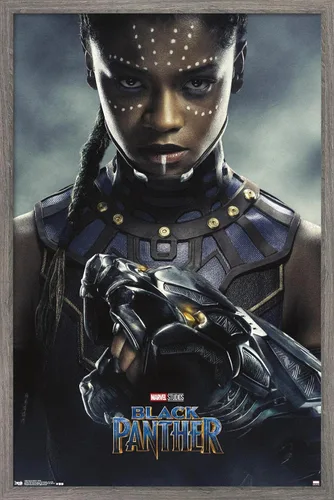 Miniatura 10 de Trends International Marvel Cinematic Universe - Póster de pared de una hoja de Shuri, Black Panther, 22.375 x 34 pulgadas, versión enmarcada