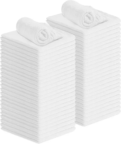 Miniatura 14 de Avalon Towels Toallas de Algodón para Tienda – (Paquete de 50) Tamaño 30x36 Centímetros Trapos de Limpieza – Toallas de Tienda Absorbentes y Toallas