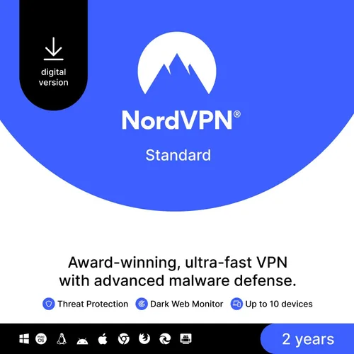Miniatura 19 de NordVPN Standard, 10 Devices, 1-Year, VPN & Cybersecurity, Digital Code
