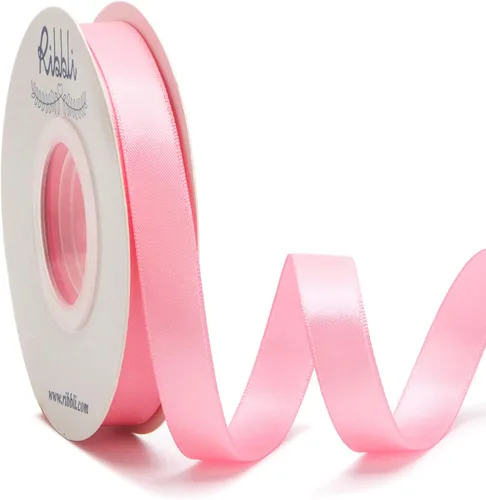 Miniatura 114 de Ribbli - Cinta de satén de doble cara dorada, 1 pulgada x 25 yardas, uso para ramo de lazos, envoltura de regalos, decoración de boda Dorado