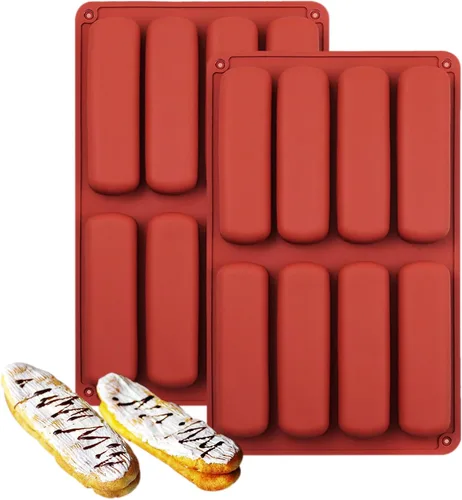 Miniatura 26 de Moldes grandes de silicona para chocolate, 6 cavidades redondas, moldes de vidrio para chupitos de hielo, galletas, dulces, postres, pudín y postre