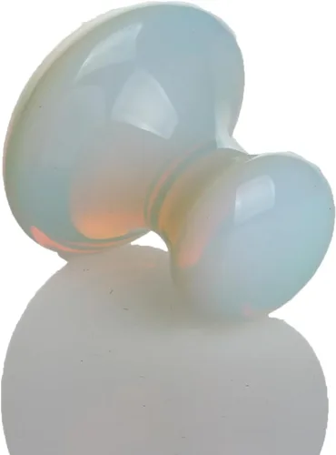 Miniatura 5 de 2 unids Gua Sha herramienta de masaje en forma de hongo ópalo opalita jade ojo masaje facial herramienta lifting facial eliminar arrugas masajeador