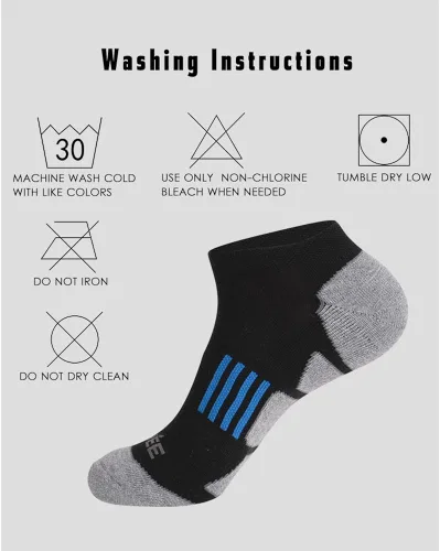 Miniatura 5 de JOYNÉE - Calcetines deportivos para correr (6 unidades)