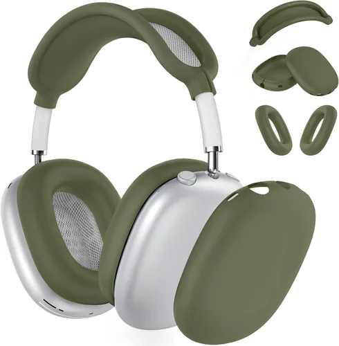 Miniatura 28 de Funda rígida para AirPods Max con modo de sueño, funda de transporte para auriculares con almohadillas de silicona para AirPods
