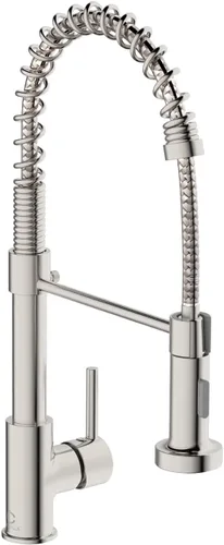 Miniatura 11 de Grifo de cocina, grifos de fregadero de cocina comercial con rociador extraíble, grifos de acero inoxidable para fregaderos de cocina, cabezal